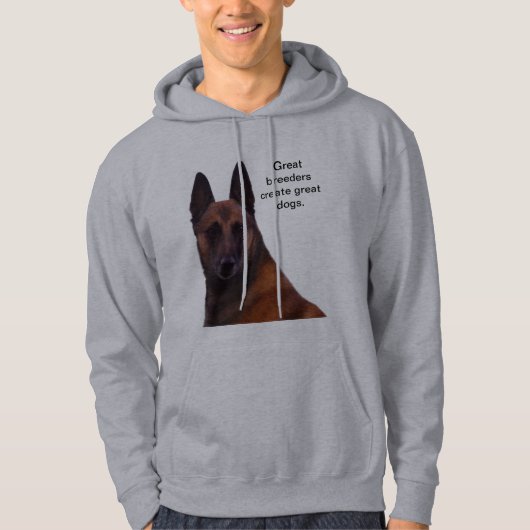Geweldige fokkers maken geweldige honden hoodie (Voorkant)