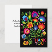 Geweldige Folklore Hartelijk dank Bedankkaart (Voorkant / Achterkant)