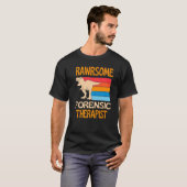 Geweldige Forensisch Therapeut Dinosaurus T-shirt (Voorkant volledig)