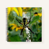 Geweldige Foto Orb Spin in Web Notitieboek (Voorkant)