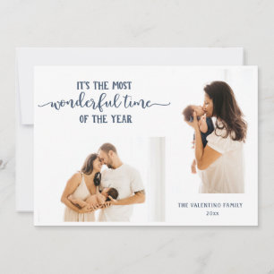 Geweldige foto van jaar 2 feestdagenkaart