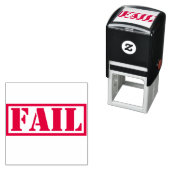 Geweldige Funny FAIL Rubber Stamp Zelfinktende Stempel (In situ)