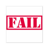 Geweldige Funny FAIL Rubber Stamp Zelfinktende Stempel (Design)