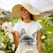 Geweldige Funny Pet Cat Foto Elegant Bella Canvas Tri-Blend Shirt