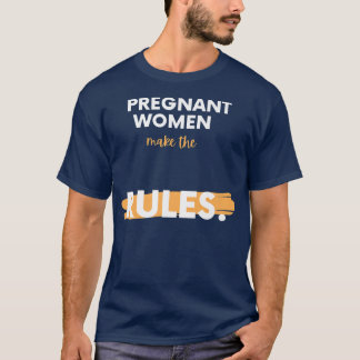 Geweldige Funny Print Pregnancy Annountop T-shirt