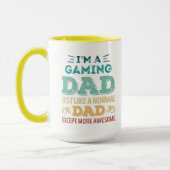 Geweldige game pa Fathers Day Funny Gift Mok (Links)