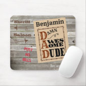 Geweldige Gast Westerne Geëigende Naam van de Doua Muismat (Met muis)