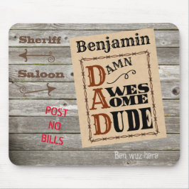 Geweldige Gast Westerne Geëigende Naam van de Doua Muismat