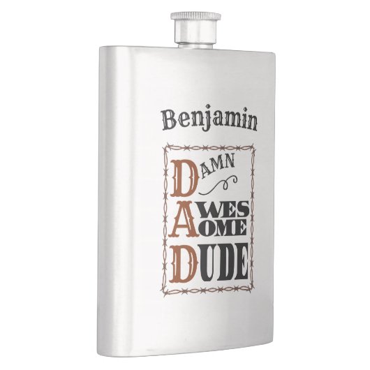 Geweldige Gast Westerne Geëvenaarde maatkolf Flacon (Rechts)