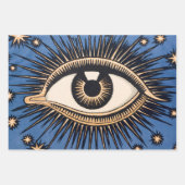 Geweldige Gatsby Blue Eye Evil Eye Artwork-ontkopp Inpakpapier Vel (Voorkant 2)