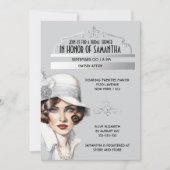 Geweldige Gatsby elegante jaren 1920 stijl vrijgez Kaart (Voorkant)