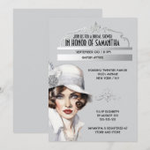 Geweldige Gatsby elegante jaren 1920 stijl vrijgez Kaart (Voorkant / Achterkant)