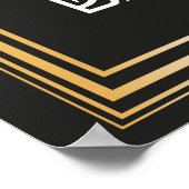 Geweldige Gatsby geïnspireerde bruiloft voor gastb Poster (Hoek)