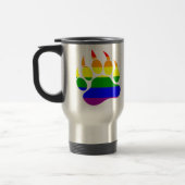 Geweldige Gay Beer Regenboogklauw Reisbeker (Links)