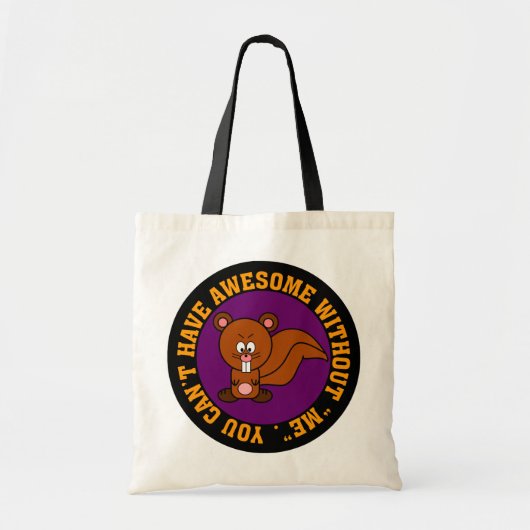 Geweldige gebeurt niet zonder mij tote bag (Voorkant)