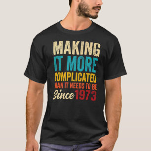 Geweldige  geboortedag Geboren in 1973 voor mannen T-shirt