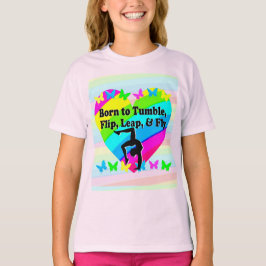 GEWELDIGE GEBOREN VOOR TUMBLE DESIGN T-SHIRT