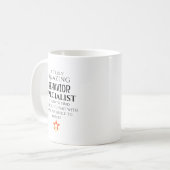 Geweldige gedragsdeskundige Persoonlijk cadeau Koffiemok (Voorkant links)