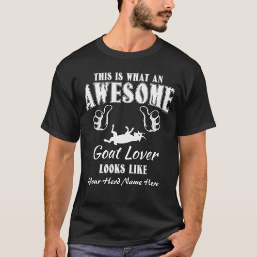 GEWELDIGE geitenliefhebber Myotonic Fainter Goat A T-shirt (Voorkant)