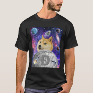 Geweldige geld - Meme Shiba naar de maan T-shirt