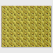 Geweldige Gele Birmaanse Python Cadeaupapier (Vlak)