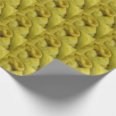 Geweldige Gele Birmese Python Cadeaupapier (Hoek)