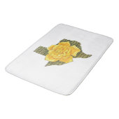 Geweldige gele roos van de Texas Pattern-bloem Badmat (Gekanteld)