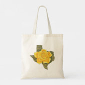 Geweldige gele roos van de Texas Pattern-bloem Tote Bag (Achterkant)