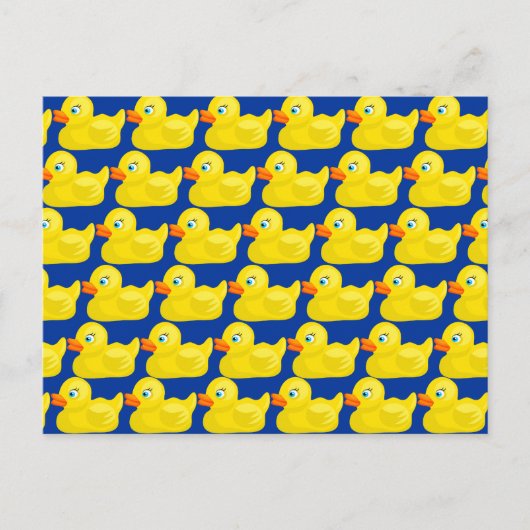 Geweldige gele rubberduvel briefkaart (Voorkant)