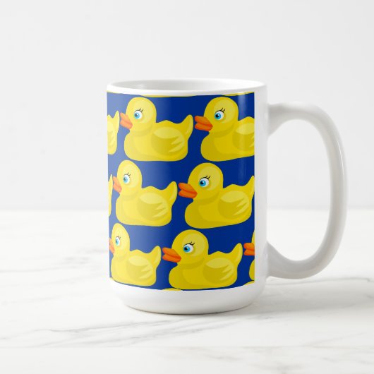 Geweldige gele rubberduvel koffiemok (Rechts)
