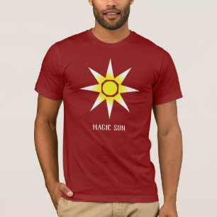 Geweldige Gelukkige Magische Zon T-Shirt Top