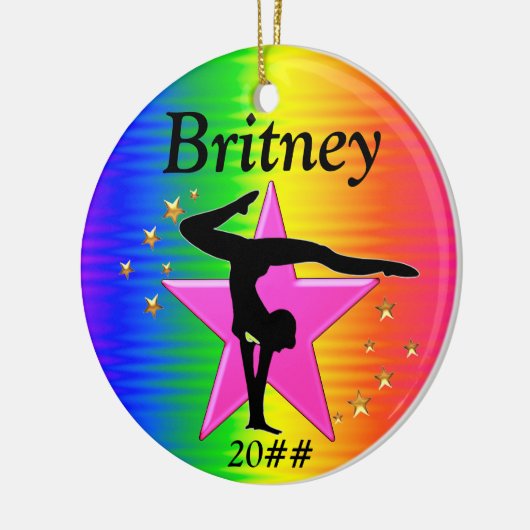 GEWELDIGE GEPERSONALISEERD GYMNASTIEK ORNAMENT (Links)