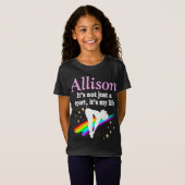 GEWELDIGE GEPERSONALISEERD MEISJE DUIKER T SHIRT (Voorkant volledig)