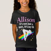 GEWELDIGE GEPERSONALISEERD MEISJE DUIKER T SHIRT (Voorkant)