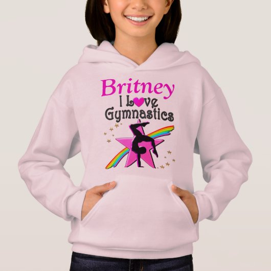 GEWELDIGE GEPERSONALISEERDE GYMNAST HOODIE (Voorkant)
