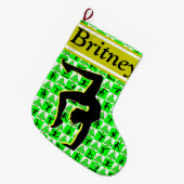 GEWELDIGE GEPERSONALISEERDE GYMNASTIEK KERSTKOUS GROTE KERSTSOK (Voorkant (Hangend))