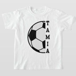 Geweldige Gepersonaliseerde Naam Voetbal Sport Kin T-shirt