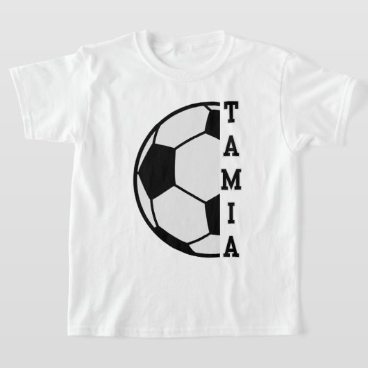 Geweldige Gepersonaliseerde Naam Voetbal Sport Kin T-shirt (Laagn)