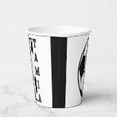 Geweldige Gepersonaliseerde Naam Voetbal Sport Papieren Bekers (Rechts)