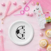 Geweldige Gepersonaliseerde Naam Voetbal Sport Papieren Bordje (Feest)