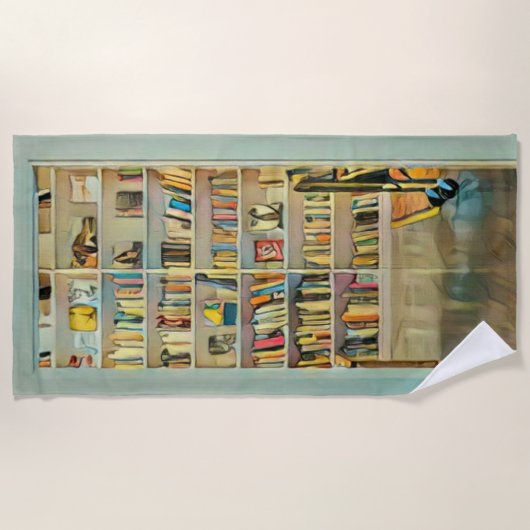 Geweldige geschenken voor boekliefhebbers strandlaken (Voorkant)