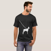Geweldige gesteente op een lekkere hond van mama p t-shirt (Voorkant volledig)