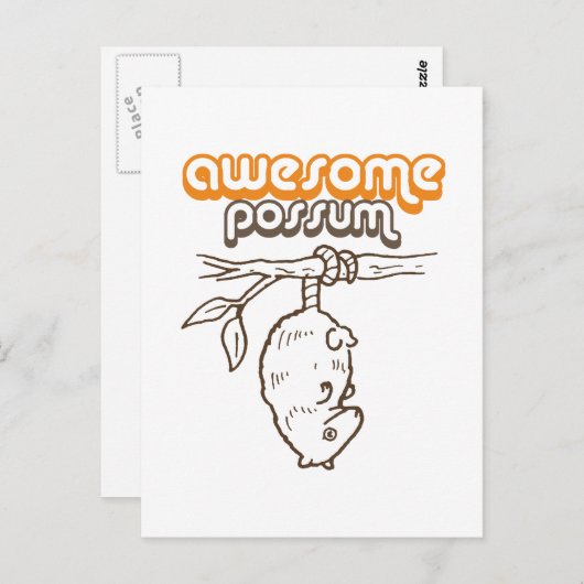 Geweldige getal briefkaart (Voorkant / Achterkant)