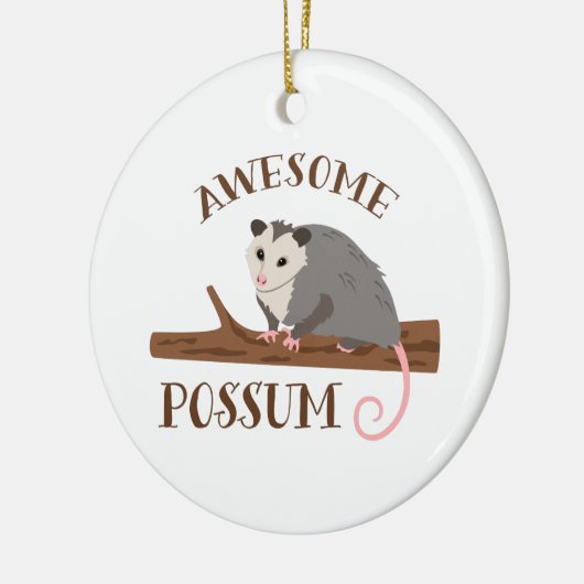 Geweldige getal keramisch ornament (Links)