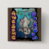 Geweldige getal vierkante button 5,1 cm (Voorkant)