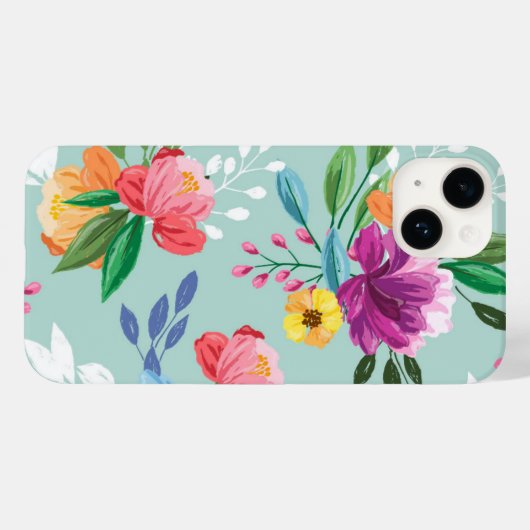 Geweldige geverfde bloemen Case-Mate iPhone case (Achterkant (horizontaal))