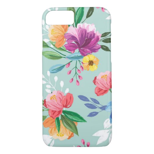 Geweldige geverfde bloemen Case-Mate iPhone case (Achterkant)