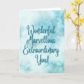 Geweldige geweldige, buitengewone Kaart (Gele Bloem)