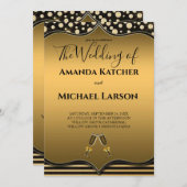 Geweldige geweldige gouden en zwarte uitvinding kaart (Voorkant / Achterkant)