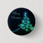 Geweldige, Geweldige, prachtige kerstboom Ronde Button 3,2 Cm (Voorkant)